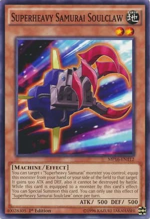 Superheavy Samurai Soulclaw — 2016 Mega-Tins Mega Pack