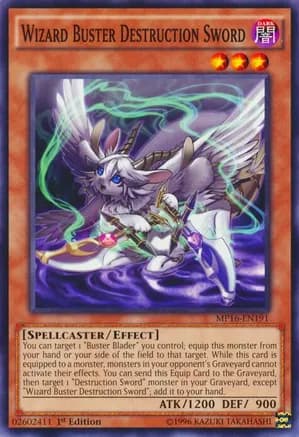 Wizard Buster Destruction Sword — 2016 Mega-Tins Mega Pack
