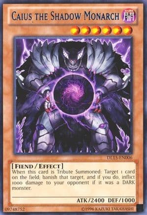 Caius the Shadow Monarch (Blue) — Duelist League Promo