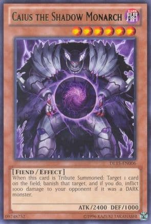 Caius the Shadow Monarch (Green) — Duelist League Promo