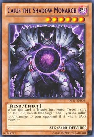 Caius the Shadow Monarch (Purple) — Duelist League Promo