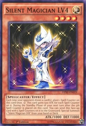 Silent Magician LV4 — Duelist Pack: Rivals of the Pharaoh Yu-Gi-Oh! card by KAZUKI TAKAHASHI