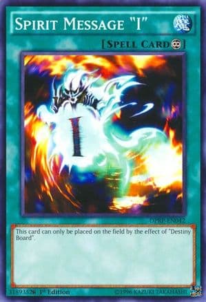 Spirit Message "I" — Duelist Pack: Rivals of the Pharaoh Yu-Gi-Oh! card by KAZUKI TAKAHASHI