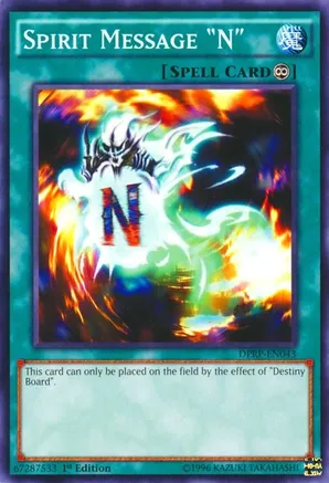 Spirit Message "N" — Duelist Pack: Rivals of the Pharaoh