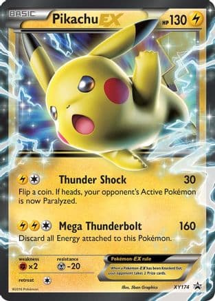 Pikachu EX - XY174 — XY Promos