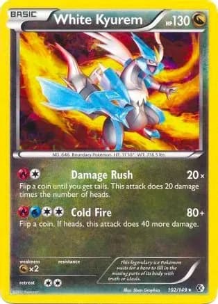 White Kyurem - 102/149 (BW Boundaries Crossed) — Deck Exclusives