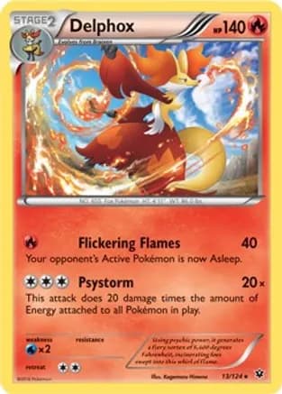 Delphox - 13/124 (XY Fates Collide) — Deck Exclusives