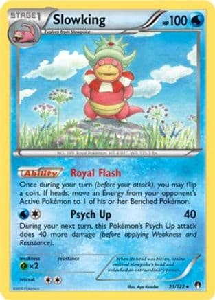 Slowking - 21/122 (XY BREAKpoint) — Deck Exclusives Pokémon TCG card by Ken Sugimori