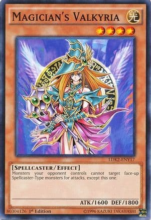 Magician's Valkyria — Legendary Decks II Yu-Gi-Oh! card by KAZUKI TAKAHASHI
