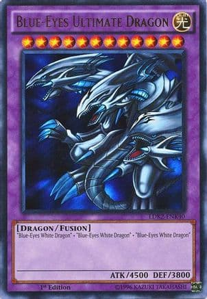 Blue-Eyes Ultimate Dragon — Legendary Decks II Yu-Gi-Oh! card by KAZUKI TAKAHASHI
