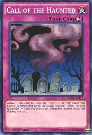 Call of the Haunted — Structure Deck: Seto Kaiba Yu-Gi-Oh! card by KAZUKI TAKAHASHI