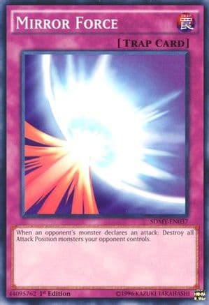 Mirror Force — Structure Deck: Yugi Muto Yu-Gi-Oh! card by KAZUKI TAKAHASHI