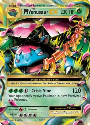 M Venusaur EX — XY - Evolutions Pokémon TCG card by Espon Graphics