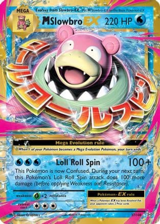 M Slowbro EX — XY - Evolutions Pokémon TCG card by 5ban Graphics