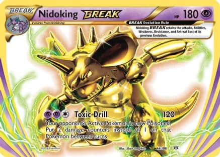 Nidoking BREAK — XY - Evolutions Pokémon TCG card by 5ban Graphics