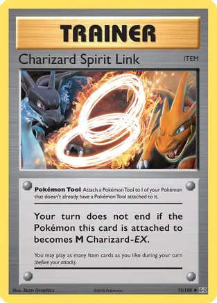 Charizard Spirit Link — XY - Evolutions Pokémon TCG card by 5ban Graphics
