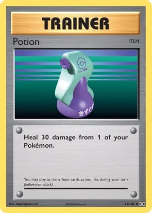 Potion — XY - Evolutions Pokémon TCG card by Keiji Kinebuchi