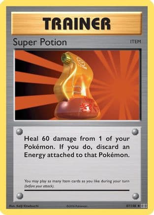 Super Potion — XY - Evolutions Pokémon TCG card by Keiji Kinebuchi