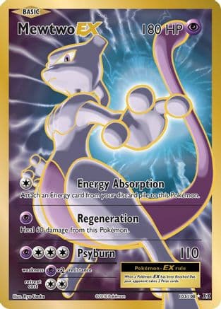 Mewtwo EX (Full Art) — Pokémon TCG card