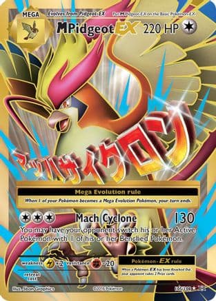 M Pidgeot EX (Full Art) — XY - Evolutions Pokémon TCG card by 5ban Graphics