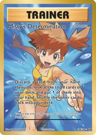 Misty's Determination (Full Art) — Pokémon TCG card