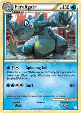 Feraligatr - 20/123 (Cosmos Holo) — Deck Exclusives Pokémon TCG card by Kouki Saitou