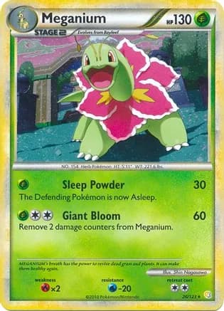 Meganium - 26/123 (Cosmos Holo) — Deck Exclusives