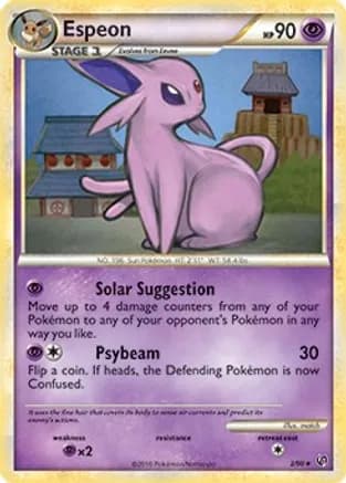Espeon - 2/90 (HGSS Undaunted) — Deck Exclusives