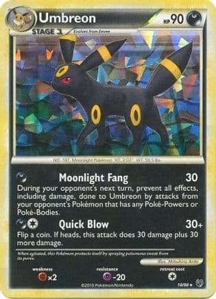 Umbreon - 10/90 (Cracked Ice Holo) — Deck Exclusives Pokémon TCG card by Mitsuhiro Arita