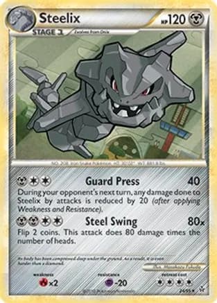 Steelix - 24/95 (HGSS Unleashed) — Deck Exclusives