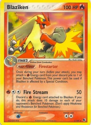 Blaziken — Pokémon TCG card