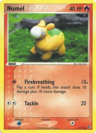 Numel (69) — EX Battle Stadium Pokémon TCG card by Yuka Morii