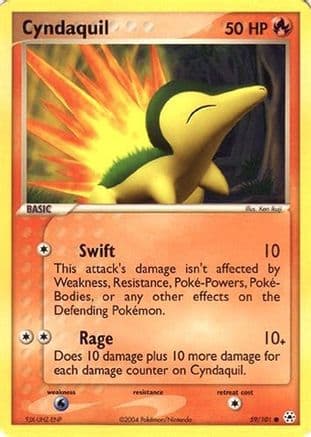 Cyndaquil — EX Battle Stadium Pokémon TCG card by Ken Ikuji
