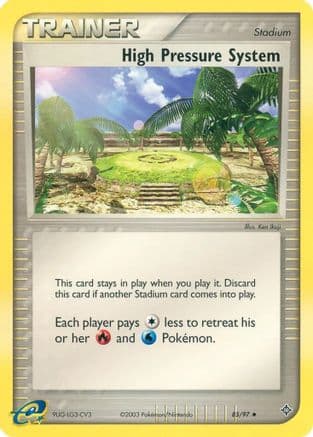 High Pressure System — EX Battle Stadium Pokémon TCG card by Ken Ikuji