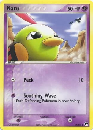 Natu — EX Battle Stadium Pokémon TCG card by Kouki Saitou