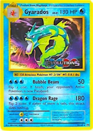 Gyarados (XY Evolutions Prerelease) — XY Promos Pokémon TCG card by Ken Sugimori