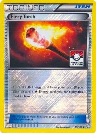 Fiery Torch - 89/106 (Pokemon League) — League & Championship Cards