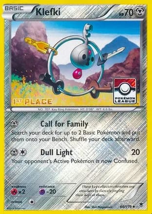 Klefki - 66/119 (Pokemon League) [1st Place] — League & Championship Cards