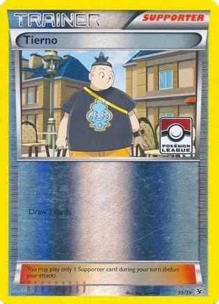 Tierno - 39/39 (Pokemon League) — League & Championship Cards