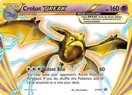 Crobat BREAK — XY Promos Pokémon TCG card by Illus. Mitsuhiro Arita
