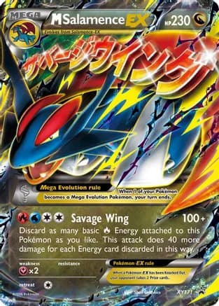 M Salamence EX - XY171 — XY Promos