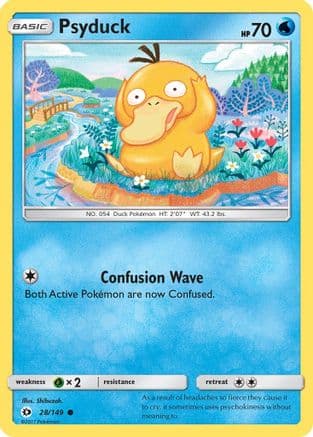 Psyduck — SM Base Set Pokémon TCG card by GOSSAN