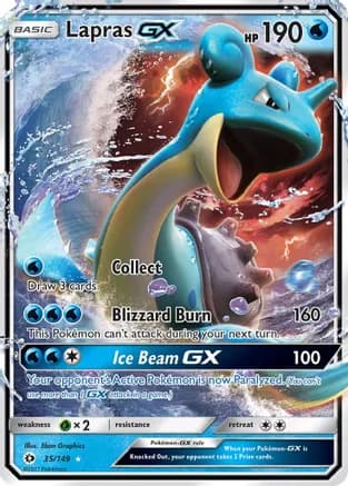 Lapras GX — SM Base Set