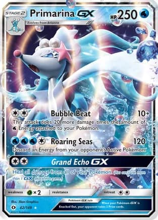 Primarina GX — SM Base Set