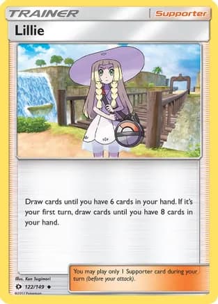 Lillie — SM Base Set Pokémon TCG card by Ken Sugimori