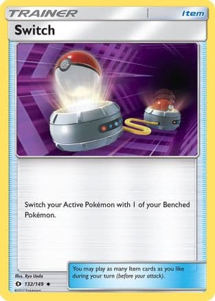 Switch — SM Base Set Pokémon TCG card by Ryo Ueda