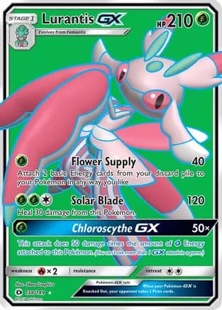 Lurantis GX (Full Art) — SM Base Set