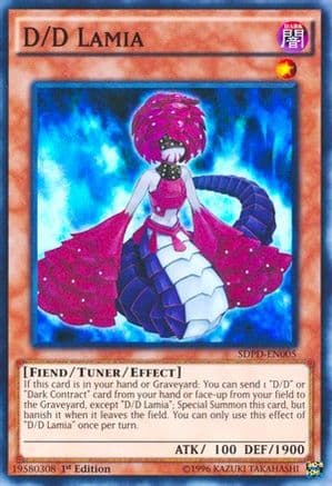 D/D Lamia — Structure Deck: Pendulum Domination Yu-Gi-Oh! card by KAZUKI TAKAHASHI
