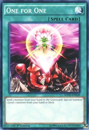 One for One — Structure Deck: Pendulum Domination Yu-Gi-Oh! card by KAZUKI TAKAHASHI