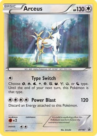Arceus - XY197 — XY Promos Pokémon TCG card by 5ban Graphics